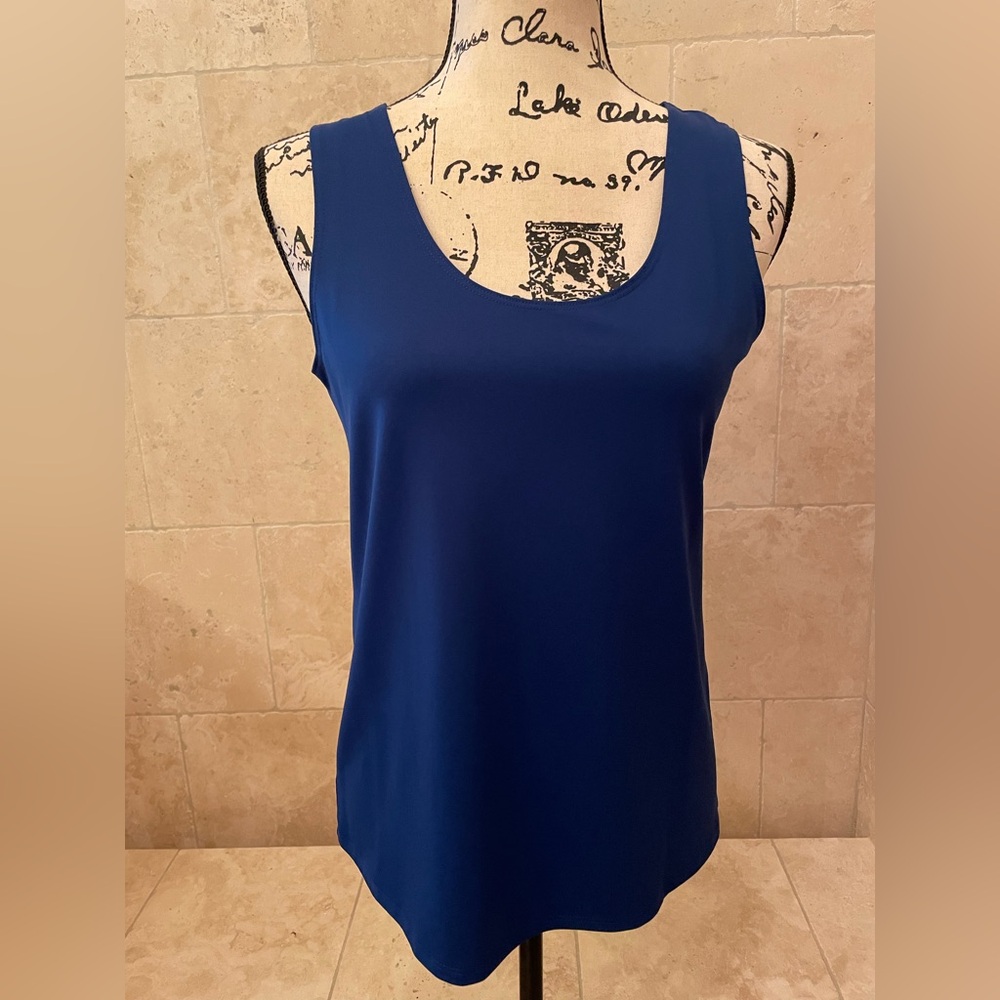CHICO’S COBALT BLUE TANK. TOP